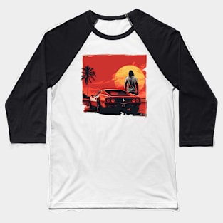 Sunset Reflections Baseball T-Shirt